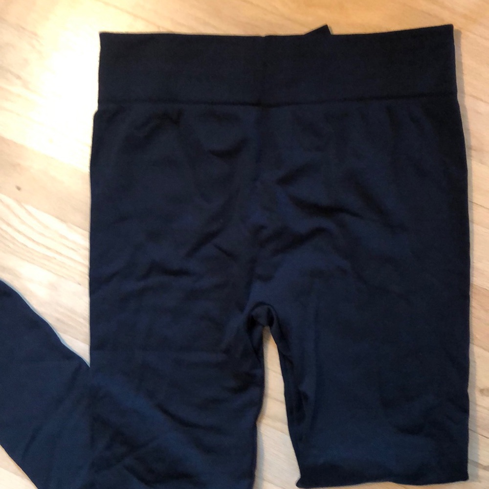 Black fleece lined leggings